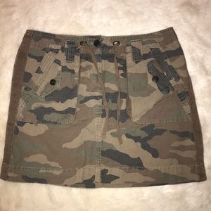 Camo size 4 J.Crew skirt